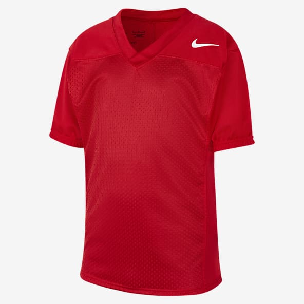 Red nike football shirt online